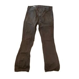 Levi's 505 Regular Straight Leg Black Jeans Mens 33x32